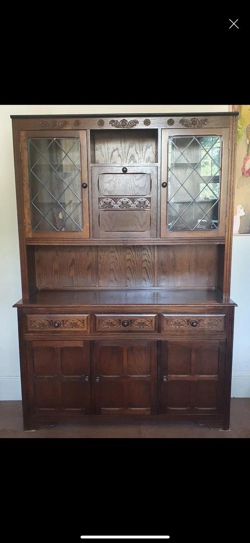 Buy & Sell South East London Croydon - Photos for WELSEH DRESSER MAHOGANY CABINET 192x134x40 cm