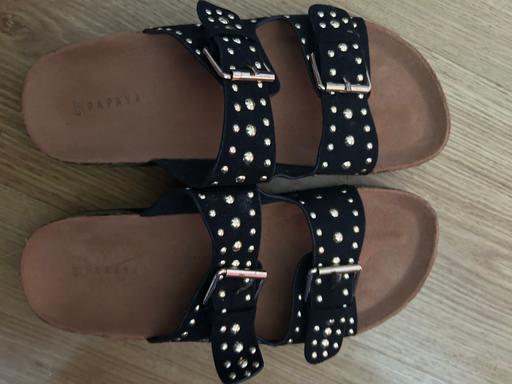 Buy & Sell South Yorkshire Barnsley - Photos for Matalan black with gold studs sandals