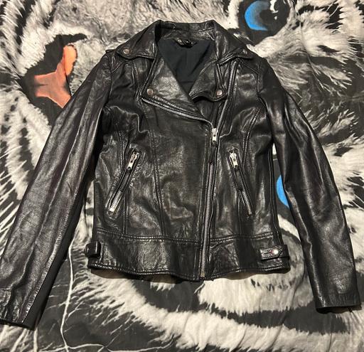 Buy & Sell Wombwell Barnsley - Photos for Miss Selfridge black leather jacket