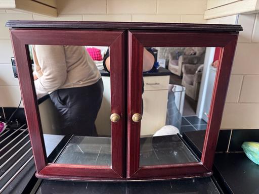 Buy & Sell West Midlands Dudley - Photos for Used mahogany bathroom cabinet