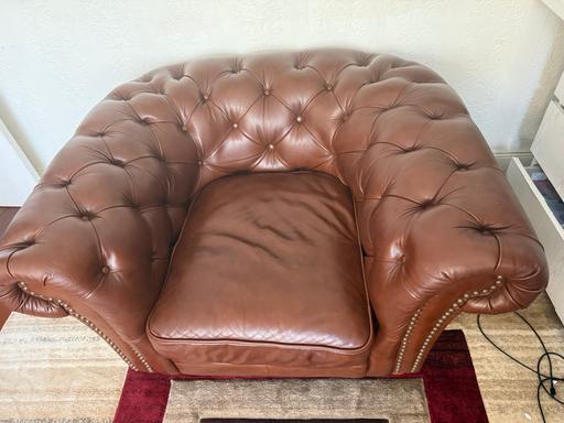 Buy & Sell North West London Stonebridge - North West London - Photos for DFS SOFA brown leather 