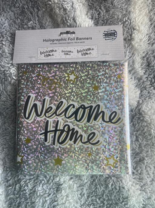 Classes West Midlands Sandwell - Photos for Welcome Home Foil Banner