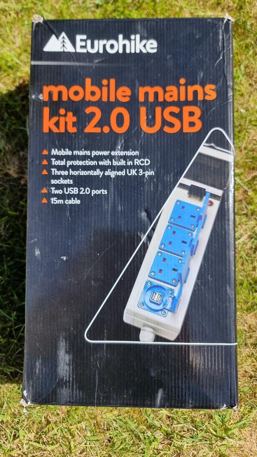 Buy & Sell Balsall Common Solihull - Photos for Eurohike mobile mains kit with USB (15m)