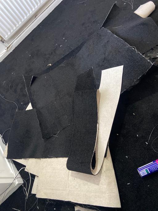 Buy & Sell West Midlands - Photos for Off cuts of black carpet