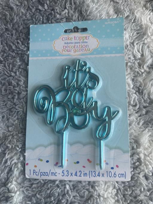 Buy & Sell West Midlands Sandwell - Photos for It’s A Boy Cake Topper