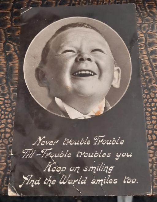 Buy & Sell Merseyside Saint Helens - Photos for Antique 1913 funny face photo postcard