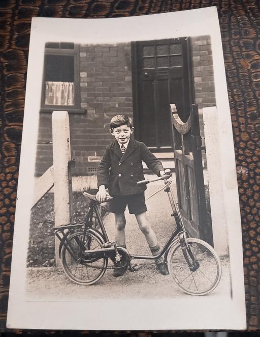 Buy & Sell Merseyside Saint Helens - Photos for Antique 1920s photo of boy and bike postcard