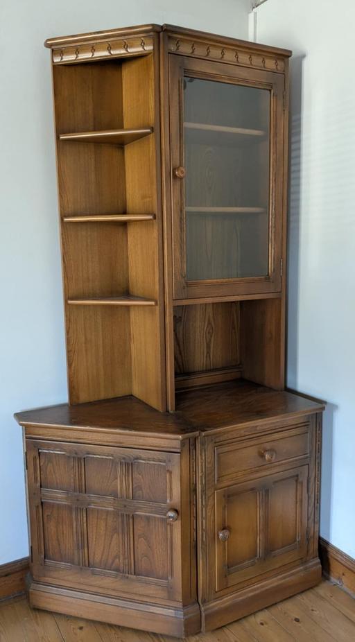Buy & Sell Lincolnshire West Lindsey - Photos for ERCOL 4 Piece Modular Elm Display Cabinet