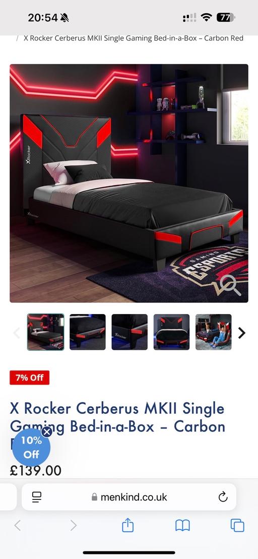Buy & Sell Merseyside Saint Helens - Photos for X rocker gaming bed like new x2
