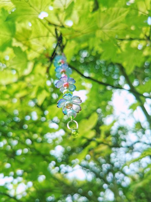 Buy & Sell Wylde Green Birmingham - Photos for 🪻Wisteria Flowers Peridot Teardrop Hair Clip