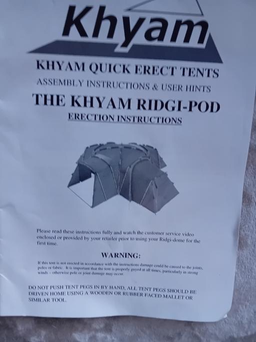 Buy & Sell West Midlands Sandwell - Photos for khyam ridgi pod 8 berth tent