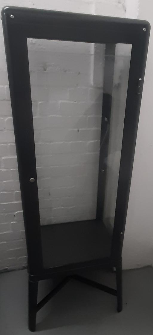 Buy & Sell South West London - Photos for FABRIKÖR - Glass-Door Cabinet - Dark Greyrey,