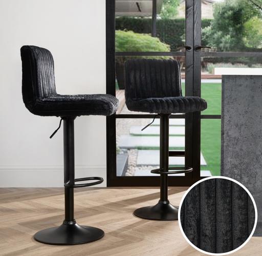 Buy & Sell South East London Deptford - South East London - Photos for Set of 2 faux fur ribbed bar stools