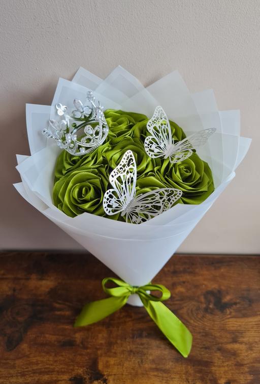 Buy & Sell West Midlands Sandwell - Photos for ribbon roses handmade gift bouquet forever f