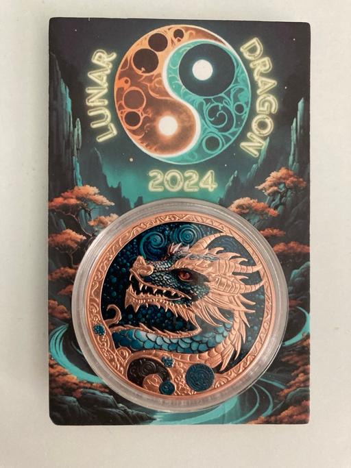 Buy & Sell Lincolnshire South Holland - Photos for 1 oz luna dragon copper coin