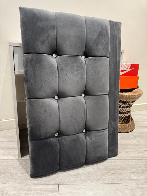 Buy & Sell East London Plaistow - East London - Photos for Grey head board for single bed