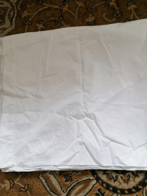 Buy & Sell Derbyshire North East Derbyshire - Photos for white cotton double sheet