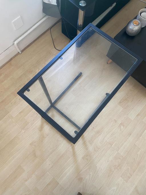Buy & Sell North West London Queen`s Park - North West London - Photos for Laptop stand, black-brown/glass, VITTSJÖ