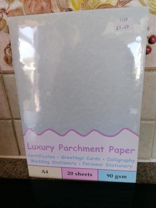 Buy & Sell Derbyshire North East Derbyshire - Photos for blue luxury parchment paper