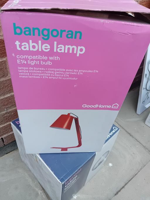 Buy & Sell West Midlands Sandwell - Photos for beautiful red metal table lamp