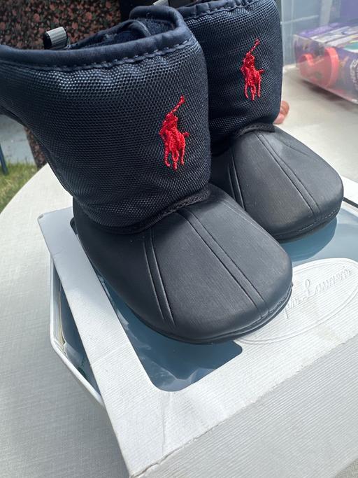 Buy & Sell West Midlands Wolverhampton - Photos for Ralph Lauren infant snow boots size UK 3.5