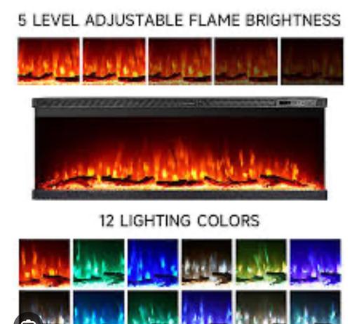 Buy & Sell West Midlands Birmingham - Photos for Wall mounted colour changes electric fire