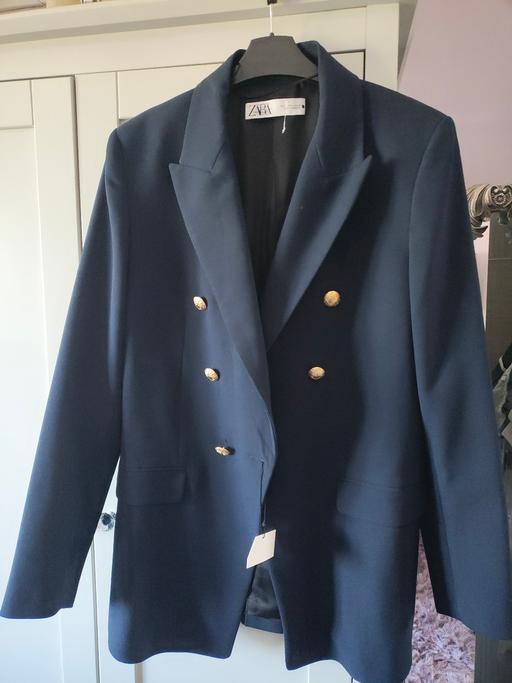 Buy & Sell Scholes Rotherham - Photos for New Zara navy blue ladies jacket