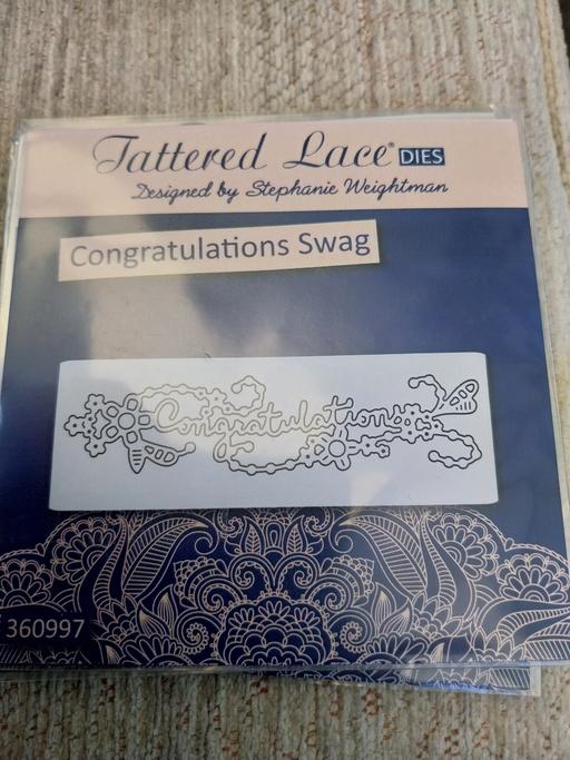Classes Wiltshire Swindon - Photos for New Tattered Lace Congratulations Craft Die