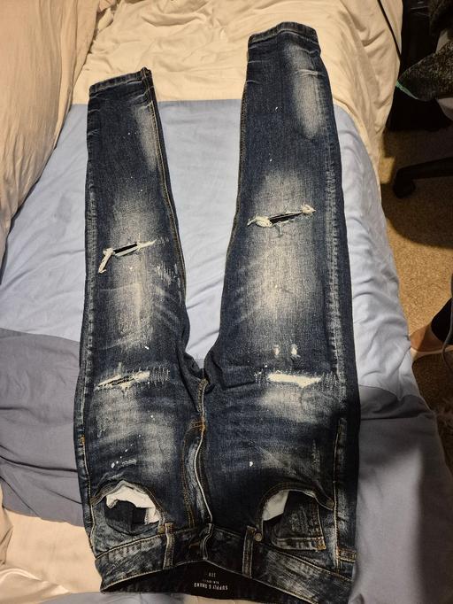 Buy & Sell Central London - Photos for Ripped jeans Supply and Demand