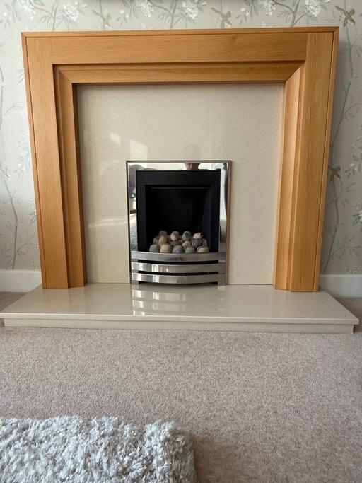 Buy & Sell Cheshire West and Chester Winsford - Cheshire West and Chester - Photos for Granite fireplace with fully working gas fire