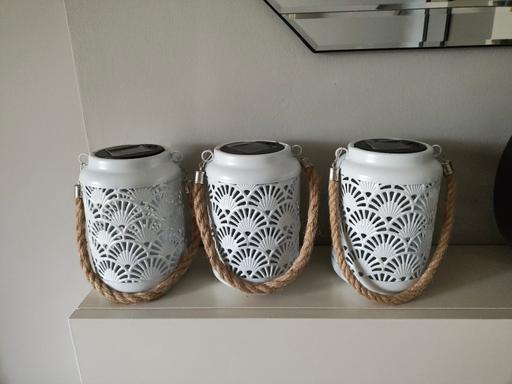 Buy & Sell South Yorkshire Rotherham - Photos for 3 large solar powered new lanterns