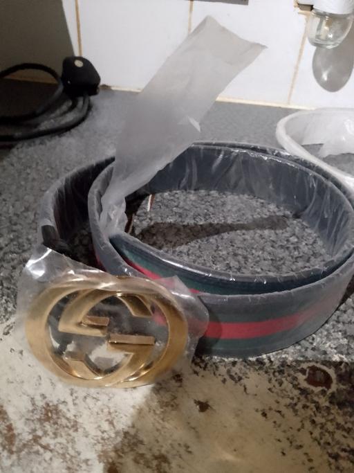 Buy & Sell Great Billing West Northamptonshire - Photos for GUCCI INTERLOCKING BUCKLE CLOTH BELT
