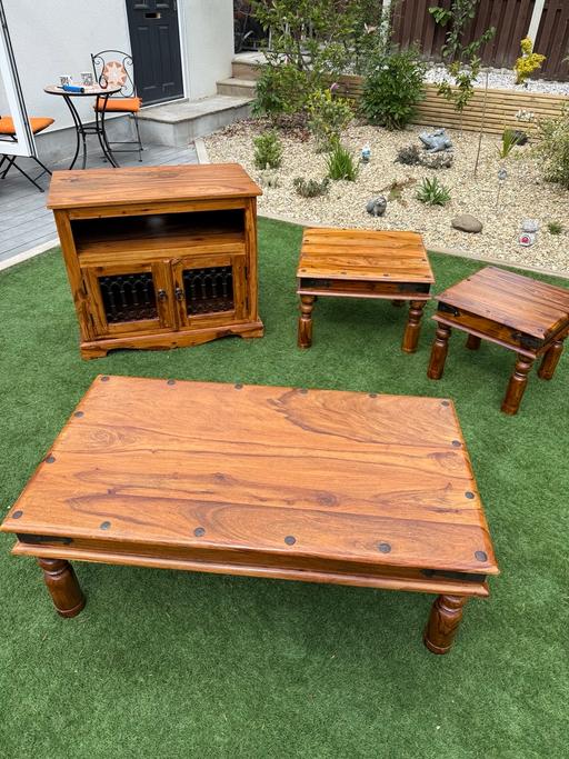 Buy & Sell South Yorkshire Rotherham - Photos for Solid Sheesham Wood Furniture Set