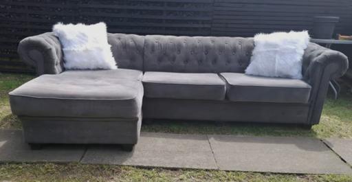 Buy & Sell West Midlands Wolverhampton - Photos for Grey L shaped Sofa.. Delivery 🚚 Available