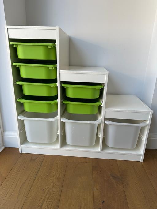 Buy & Sell South West London Sutton - Photos for IKEA Trofast Unit with storage boxes