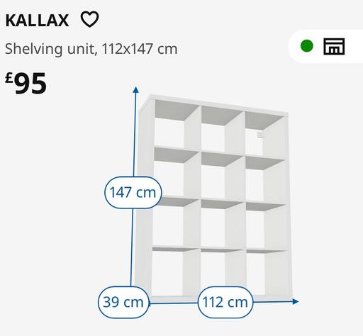 Buy & Sell West Morton Bradford - Photos for IKEA Kallax Unit 3x4 white