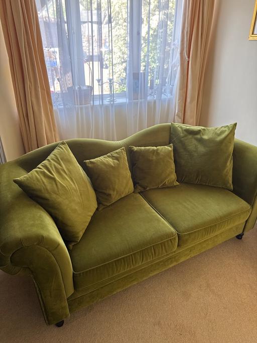 Buy & Sell Somerset North Somerset - Photos for Green velvet sofa