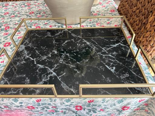 Buy & Sell West Midlands Birmingham - Photos for Large glass onyx tray