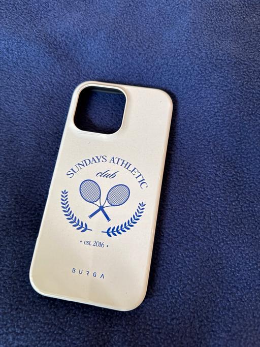 Buy & Sell East London Wapping - East London - Photos for Burgs iPhone 16 Pro Max Case Sundays Athletic