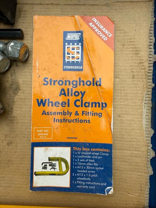 Vehicles South Yorkshire Barnsley - Photos for Stronghold alloy wheel clamp