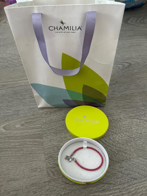 Buy & Sell Darlaston Walsall - Photos for Chamilia pink leather bracelet