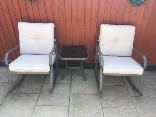 Buy & Sell Lancashire Blackpool - Photos for Bistro Set Rocking Chairs,Cushions,Table