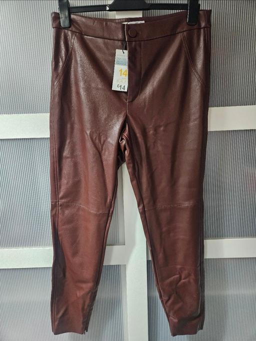 Buy & Sell Halton Weston Point - Watford - Photos for 🌟NEW🌟 Size 14 PRIMARK leather look trousers