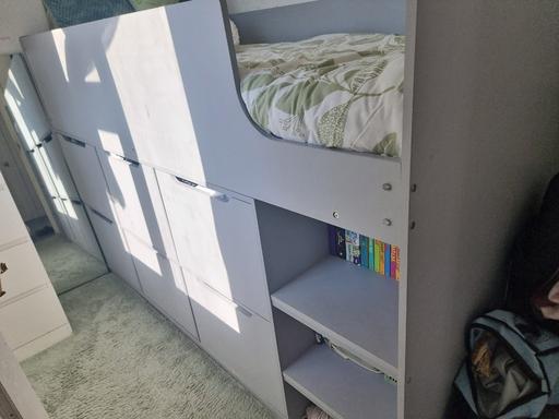 Buy & Sell East London Little Ilford - East London - Photos for Single bed with storage drawers and shelf