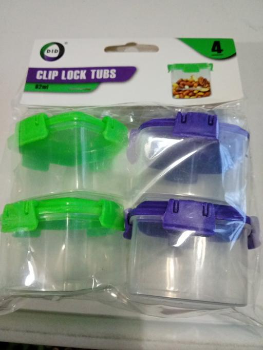 Buy & Sell Lincolnshire East Lindsey - Photos for new pack of 4 CLICK LOCK TUBS
