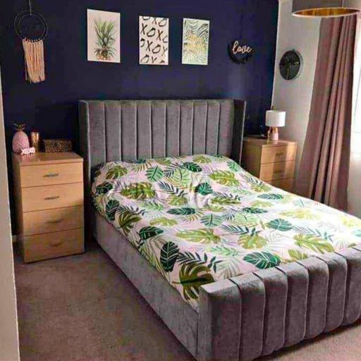 Buy & Sell West Midlands Birmingham - Photos for Elegant Winged Back Headboard Beds&Mattresses