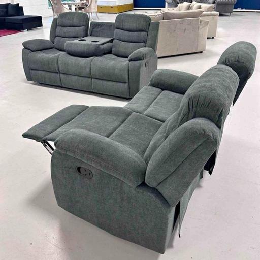 Buy & Sell West Midlands Birmingham - Photos for SALE ! Comfortable Grey Fabric Recliners