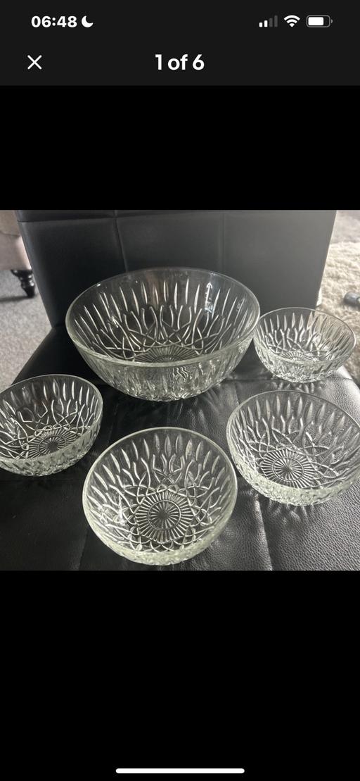 Buy & Sell North Northamptonshire Wellingborough - North Northamptonshire - Photos for Vintage 5 piece glass set