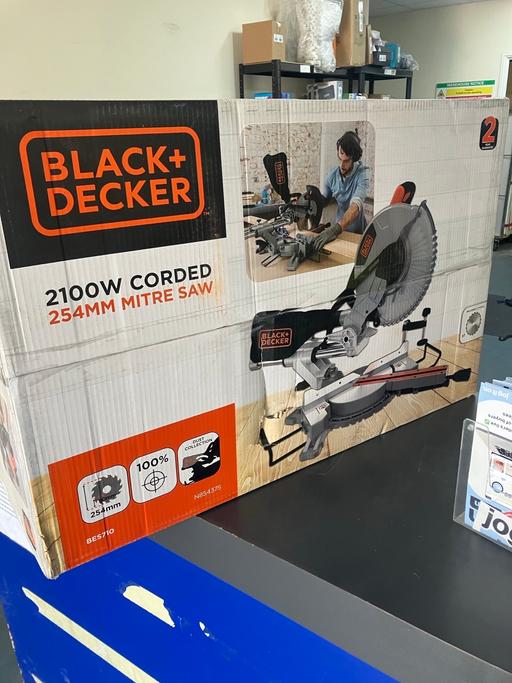 Buy & Sell Greater Manchester Trafford - Photos for black & Decker 2100W 254MM corded mitre saw