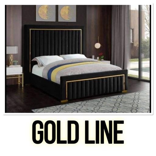 Buy & Sell West Midlands Birmingham - Photos for Elegant Gold Line Bed in All Sizes